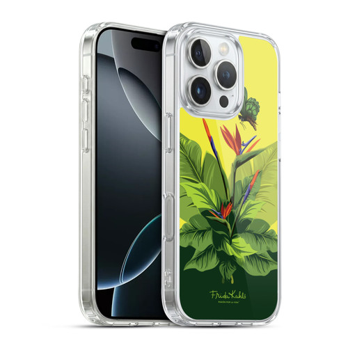 Frida Kahlo Tropical Birds on Branches Soft Gel Case for Apple iPhone 16 Pro & MagSafe