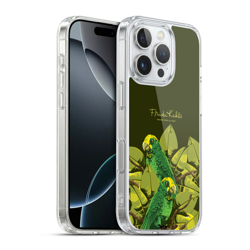 Frida Kahlo Tropical Love Birds Soft Gel Case for Apple iPhone 16 Pro & MagSafe