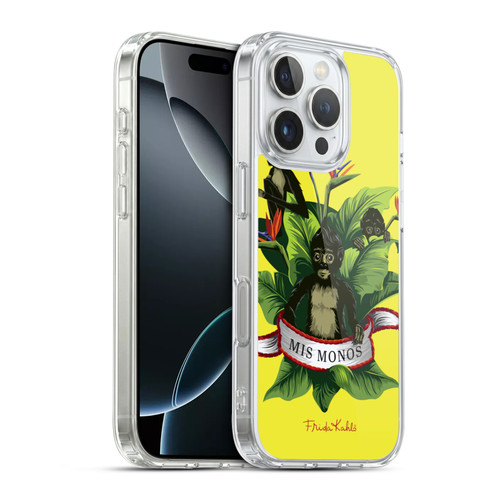 Frida Kahlo Tropical Monkeys Soft Gel Case for Apple iPhone 16 Pro & MagSafe