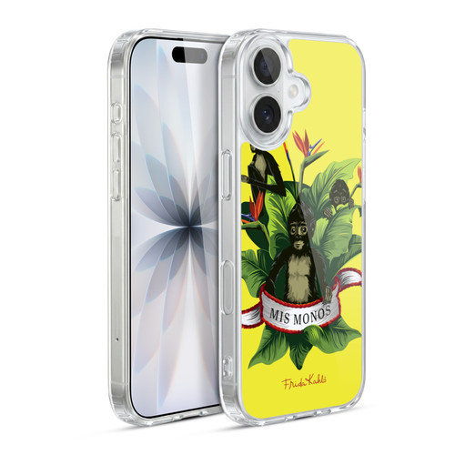 Frida Kahlo Tropical Monkeys Soft Gel Case for Apple iPhone 17