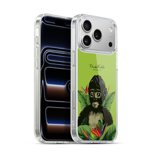 Frida Kahlo Tropical Monkey Soft Gel Case for Apple iPhone 17 Pro Max