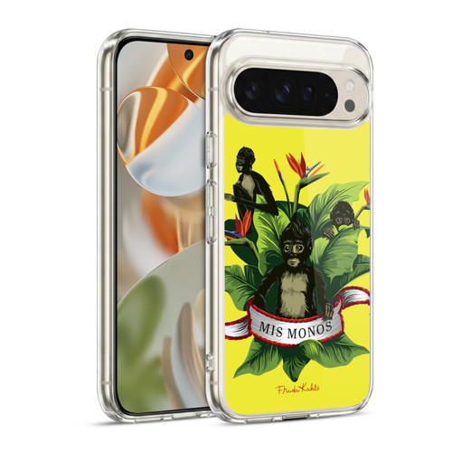Frida Kahlo Tropical Monkeys Soft Gel Case for Google Pixel 9 / Pixel 9 Pro