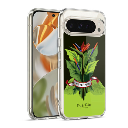 Frida Kahlo Tropical Ribbon Soft Gel Case for Google Pixel 9 / Pixel 9 Pro