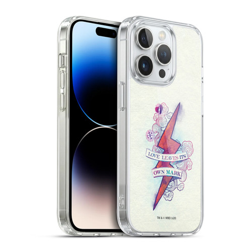 Harry Potter Deathly Hallows XXVI Love Leaves Its Own Mark Scar Soft Gel Case for Apple iPhone 14 Pro & MagSafe