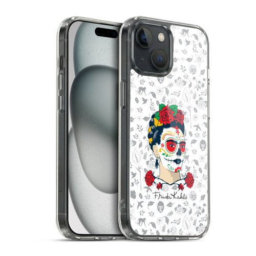 Frida Kahlo Icons Sugar Skull Soft Gel Case for Apple iPhone 15 & MagSafe