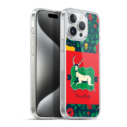 Frida Kahlo Icons Deer Soft Gel Case for Apple iPhone 15 Pro Max & MagSafe