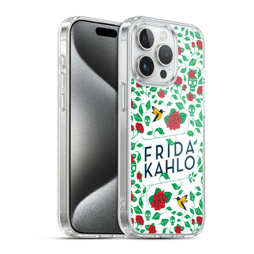 Frida Kahlo Icons Birds and Roses Soft Gel Case for Apple iPhone 15 Pro & MagSafe