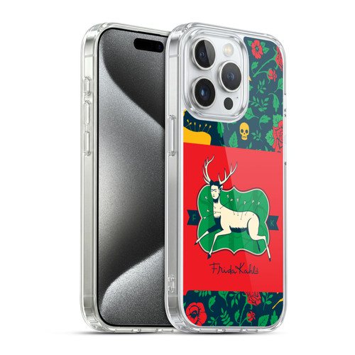 Frida Kahlo Icons Deer Soft Gel Case for Apple iPhone 15 Pro & MagSafe