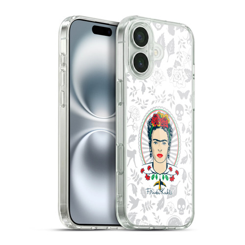 Frida Kahlo Icons Portrait Soft Gel Case for Apple iPhone 16 Plus & MagSafe