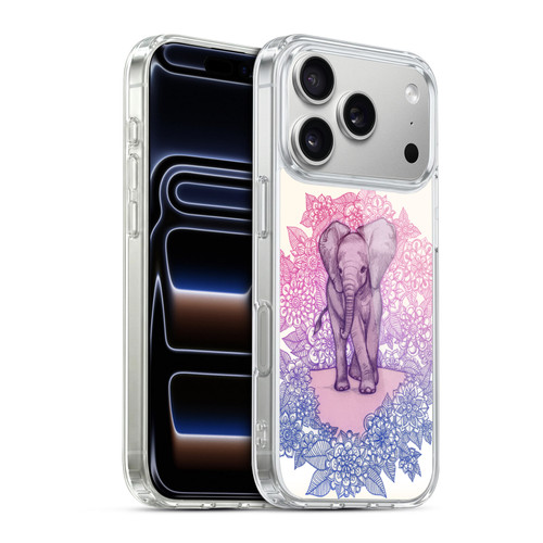 Micklyn Le Feuvre Animals Cute Baby Elephant Soft Gel Case for Apple iPhone 17 Pro