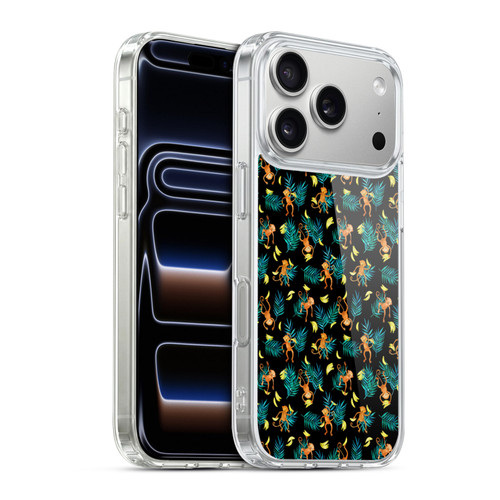 Micklyn Le Feuvre Animals Tropical Monkey Banana Soft Gel Case for Apple iPhone 17 Pro