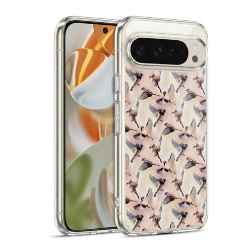 Micklyn Le Feuvre Animals Sparrow Flight Soft Gel Case for Google Pixel 9 / Pixel 9 Pro