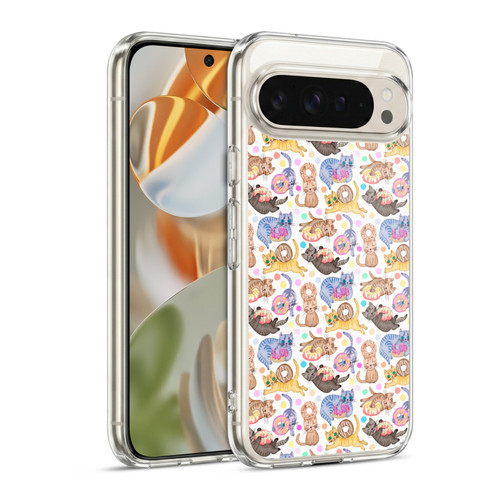 Micklyn Le Feuvre Animals Sprinkles On Donuts and Whiskers On Kittens Soft Gel Case for Google Pixel 9 / Pixel 9 Pro