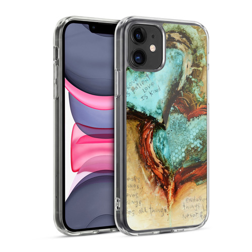 Michel Keck Religious Abstract Corinthians 2 Soft Gel Case for Apple iPhone 11