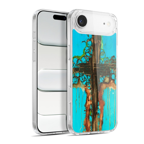 Michel Keck Religious Abstract Cross 2 Soft Gel Case for Apple iPhone 17 Air
