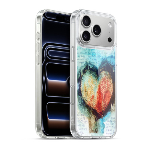 Michel Keck Religious Abstract Corinthians 3 Soft Gel Case for Apple iPhone 17 Pro Max