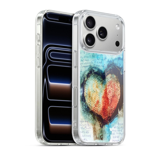 Michel Keck Religious Abstract Corinthians 3 Soft Gel Case for Apple iPhone 17 Pro