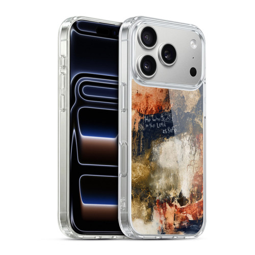 Michel Keck Religious Abstract Proverbs Soft Gel Case for Apple iPhone 17 Pro