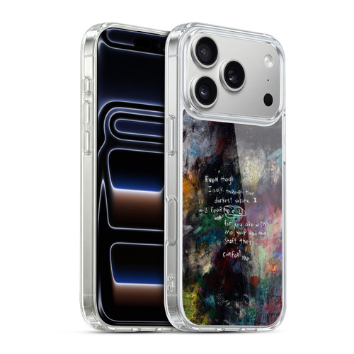 Michel Keck Religious Abstract Psalm 4 Soft Gel Case for Apple iPhone 17 Pro