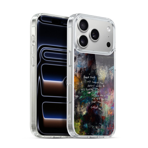 Michel Keck Religious Abstract Psalm 4 Soft Gel Case for Apple iPhone 17 Pro