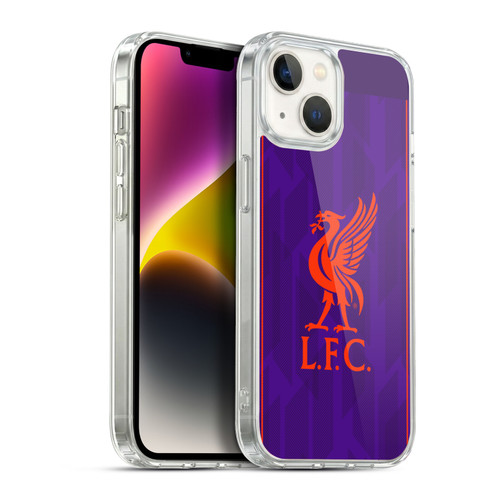 Liverpool Football Club 2018/19 Kit Away Soft Gel Case for Apple iPhone 14