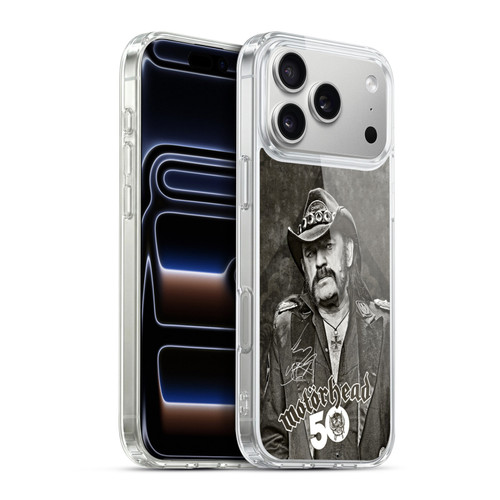 Motorhead 50th Anniversary Lemmy Soft Gel Case for Apple iPhone 17 Pro Max