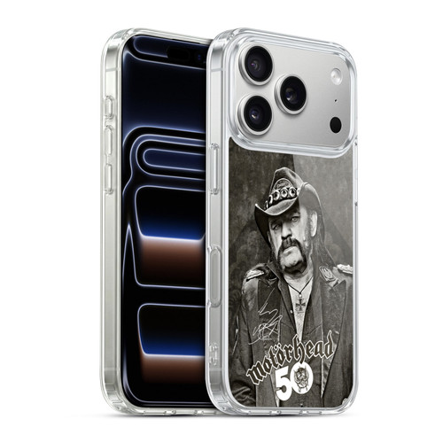Motorhead 50th Anniversary Lemmy Soft Gel Case for Apple iPhone 17 Pro