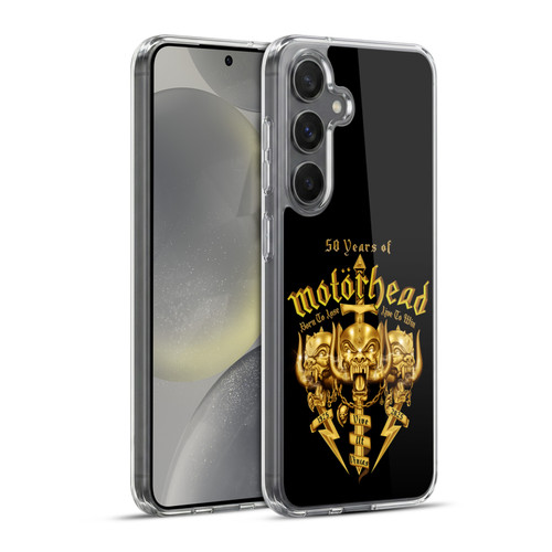 Motorhead 50th Anniversary Born To Lose Live To Win Soft Gel Case for Samsung Galaxy S24+ 5G & MagSafe