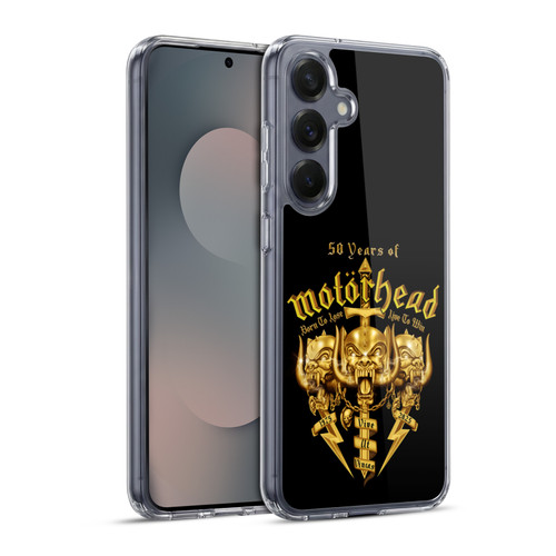 Motorhead 50th Anniversary Born To Lose Live To Win Soft Gel Case for Samsung Galaxy S25+ & MagSafe