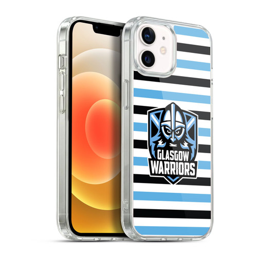 Glasgow Warriors Logo 2 Stripes 2 Soft Gel Case for Apple iPhone 12 / iPhone 12 Pro & MagSafe