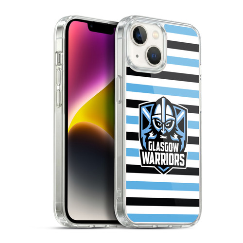 Glasgow Warriors Logo 2 Stripes 2 Soft Gel Case for Apple iPhone 14