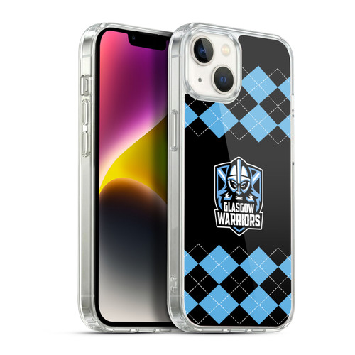 Glasgow Warriors Logo 2 Argyle Soft Gel Case for Apple iPhone 14 Plus & MagSafe