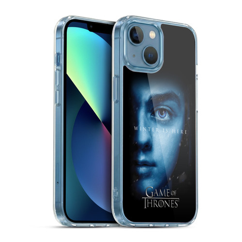 HBO Game of Thrones Winter Is Here Arya Stark Soft Gel Case for Apple iPhone 13 Mini & MagSafe