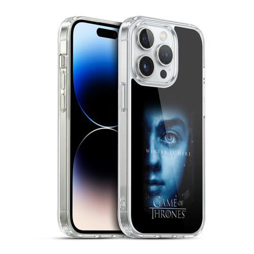 HBO Game of Thrones Winter Is Here Arya Stark Soft Gel Case for Apple iPhone 13 Pro & MagSafe