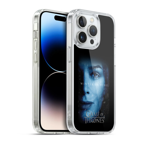 HBO Game of Thrones Winter Is Here Cersei Lannister Soft Gel Case for Apple iPhone 14 Pro & MagSafe