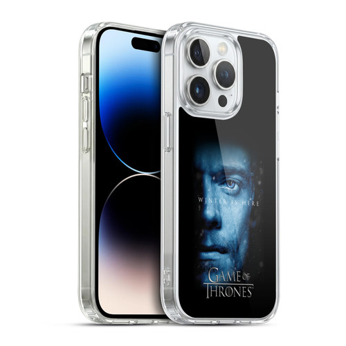 HBO Game of Thrones Winter Is Here Theon Greyjoy Soft Gel Case for Apple iPhone 14 Pro & MagSafe