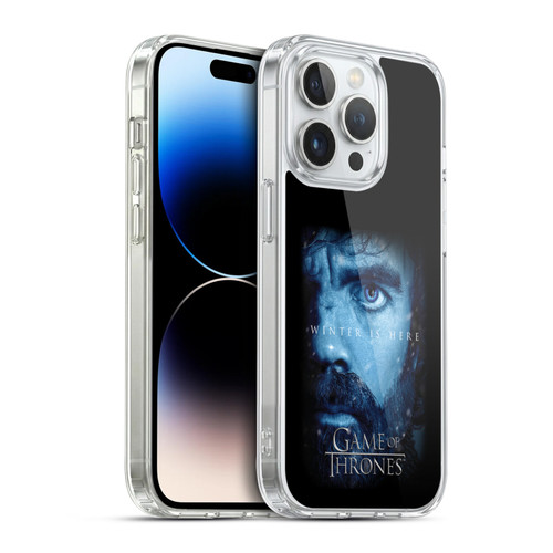 HBO Game of Thrones Winter Is Here Tyrion Lannister Soft Gel Case for Apple iPhone 14 Pro & MagSafe