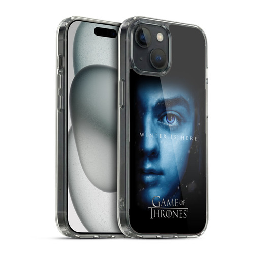 HBO Game of Thrones Winter Is Here Arya Stark Soft Gel Case for Apple iPhone 15 & MagSafe