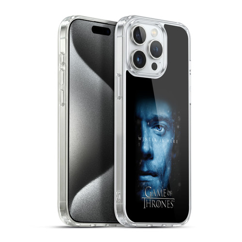 HBO Game of Thrones Winter Is Here Theon Greyjoy Soft Gel Case for Apple iPhone 15 Pro Max & MagSafe
