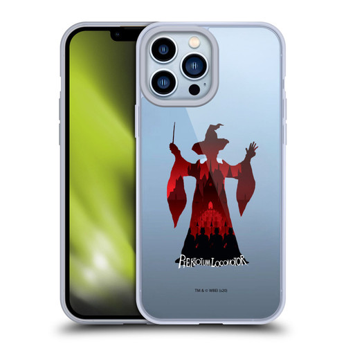 Harry Potter Deathly Hallows XXII Piertotum Locomotor McGonagall Soft Gel Case for Apple iPhone 13 Pro Max & MagSafe