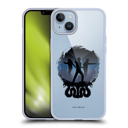 Harry Potter Deathly Hallows XXII Harry, Ron, Hermione Soft Gel Case for Apple iPhone 14 Plus & MagSafe