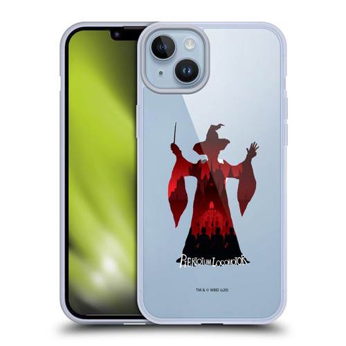 Harry Potter Deathly Hallows XXII Piertotum Locomotor McGonagall Soft Gel Case for Apple iPhone 14 Plus & MagSafe