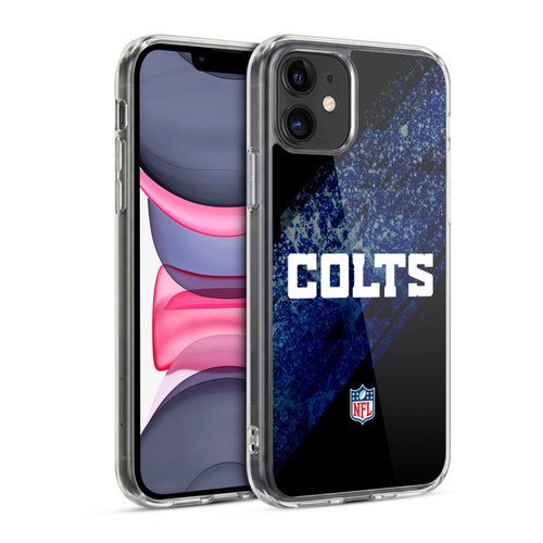 NFL Indianapolis Colts Logo Blur Soft Gel Case for Apple iPhone 11