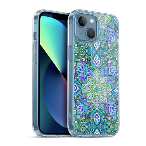 Micklyn Le Feuvre Mandala Peacock Summer Soft Gel Case for Apple iPhone 13 Mini & MagSafe