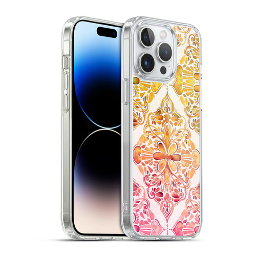 Micklyn Le Feuvre Mandala Sunset Art Nouveau Soft Gel Case for Apple iPhone 14 Pro Max & MagSafe