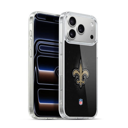 NFL New Orleans Saints Artwork LED Soft Gel Case for Apple iPhone 17 Pro Max