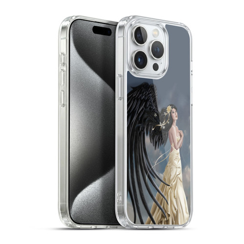 Nene Thomas Gothic Citrine Chrysanthemum Angel Soft Gel Case for Apple iPhone 15 Pro Max & MagSafe