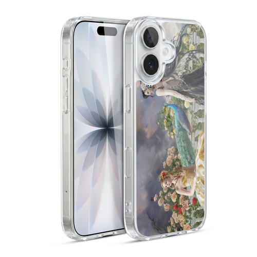 Nene Thomas Gothic Pretty Women With Peacock Soft Gel Case for Apple iPhone 17