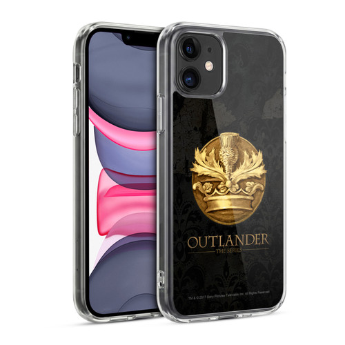 Outlander Seals And Icons Scotland Thistle Soft Gel Case for Apple iPhone 11