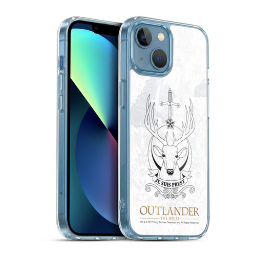 Outlander Seals And Icons Je Suis Prest Soft Gel Case for Apple iPhone 13 Mini & MagSafe